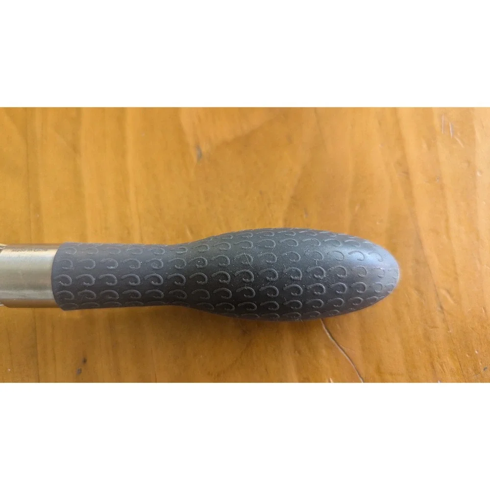 Stainless Steel‎ 10 Inch Balloon Whisk with Gray Textured Silicone Grip Handle